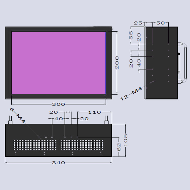 uv涂料固化用UVLED面光源-300×200(图3)