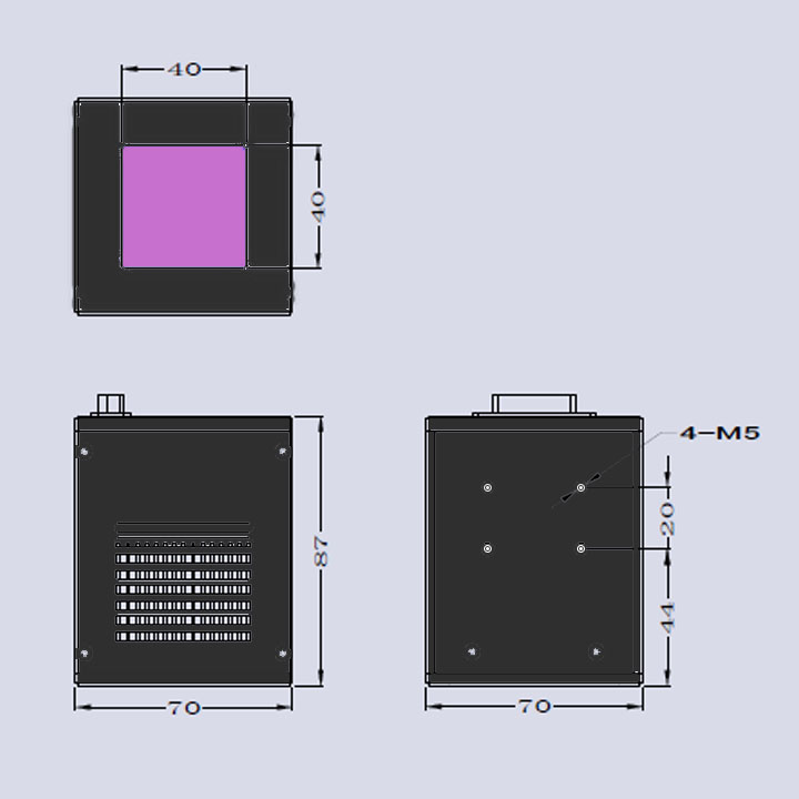 小型UVLED面光源曝光机-40×40(图3)