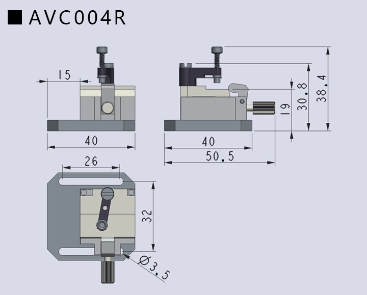 V槽夹具AVC004(图2)