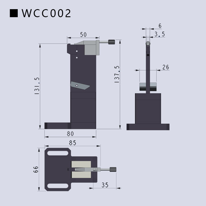 波导芯片夹具WCC002(图2)